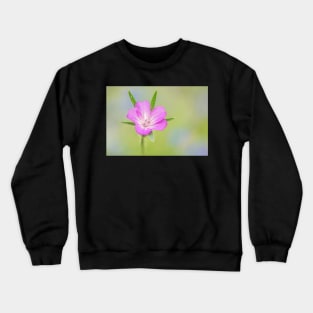 Corncockle Flower Crewneck Sweatshirt